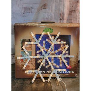 Enchanted Forest snowflake 95051 lighted xmas
